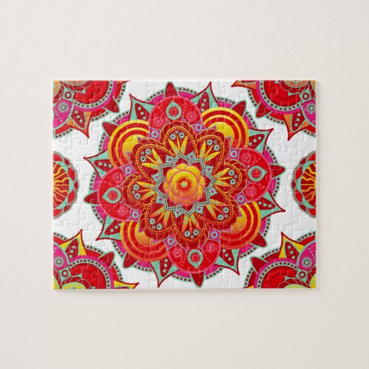 Root Chakra Mandala Legpuzzel (Horizontaal)
