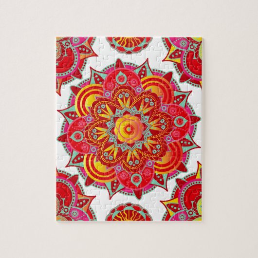 Root Chakra Mandala Legpuzzel (Verticaal)