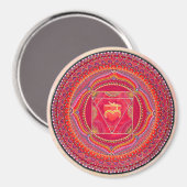 Root Chakra Mandala magneet (Voorkant / Achterkant)