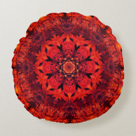 Root Chakra Mandala Rond Kussen