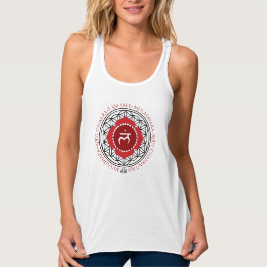 Root Chakra - Muladhara - Chakra-reeks - Reiki Tanktop (Voorkant)