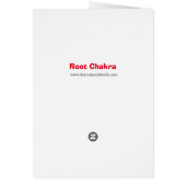 Root Chakra Notecard (Achterkant)