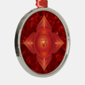 Root Chakra Ornaments Metalen Ornament (Rechts)