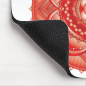 Root Chakra Red Mandala Muismat (Hoek)