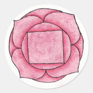 Root Chakra Ronde Sticker