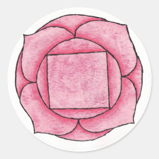 Root Chakra Ronde Sticker