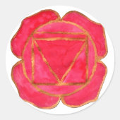 Root Chakra Sticker (Voorkant)