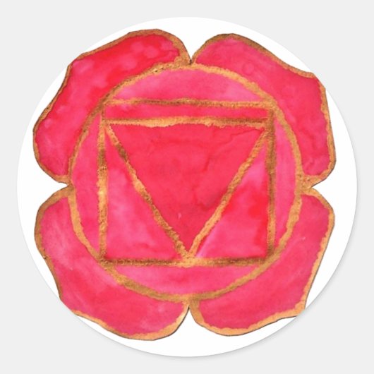 Root Chakra Sticker (Voorkant)