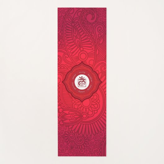 Root Chakra Yoga Mat - 08p (Voorkant)