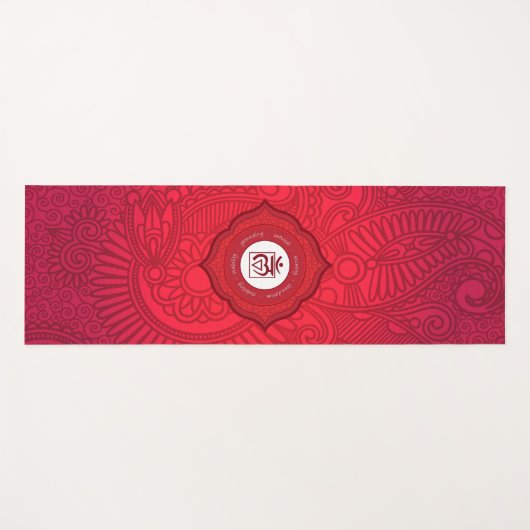 Root Chakra Yoga Mat - 08p (Voorkant (horizontaal))