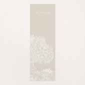 Root Down Deep Tree of Life Mandala Design - Zand Yogamat (Voorkant)