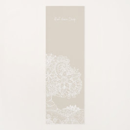 Root Down Deep Tree of Life Mandala Design - Zand Yogamat