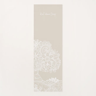 Root Down Deep Tree of Life Mandala Design - Zand Yogamat