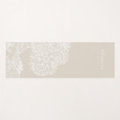 Root Down Deep Tree of Life Mandala Design - Zand Yogamat (Voorkant (horizontaal))