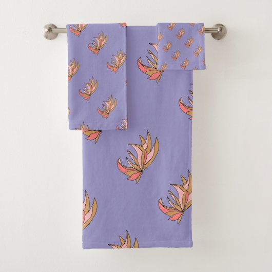 Root Plant op lavendel Bad Handdoek (Insitu)