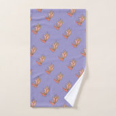 Root Plant op lavendel Bad Handdoek (Handdoek)