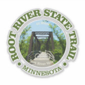 Root River State Trail (fietsen c) Sticker (Voorkant)