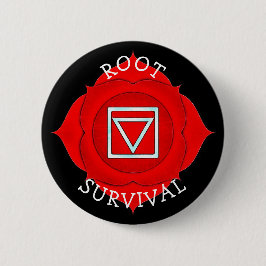 Root Survival Red Chi Chakra Button