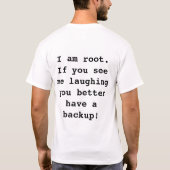 Root T-shirt (Achterkant)