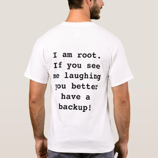 Root T-shirt (Achterkant)