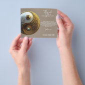 Root van Harmonie | Yin Yang Design Flyer (Hand)
