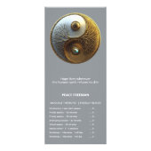 Root van Harmonie | Yin Yang Design Reclamekaart (Voorkant)