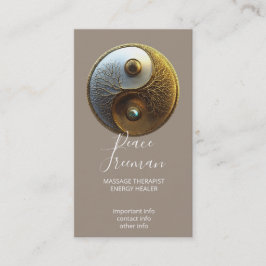 Root van Harmonie | Yin Yang Design Visitekaartje