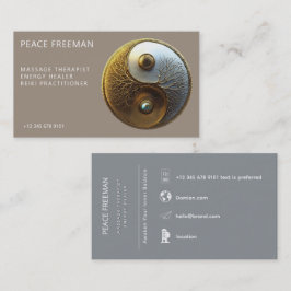 Root van Harmonie | Yin Yang Design Visitekaartje
