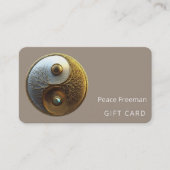 Root van Harmonie | Yin Yang Design Visitekaartje (Voorkant)