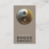 Root van Harmonie | Yin Yang Design Visitekaartje (Voorkant)