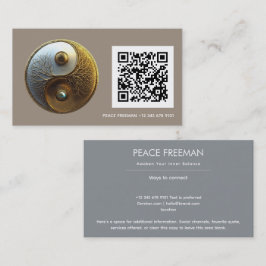 Root van Harmonie | Yin Yang Design Visitekaartje