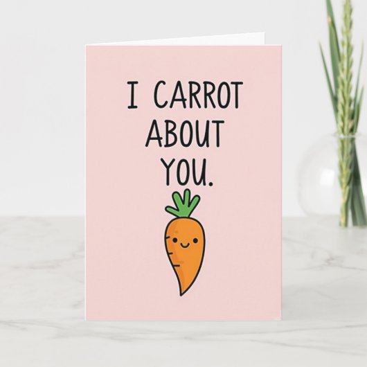 Root Vegetable About You Card Kaart (Voorkant)