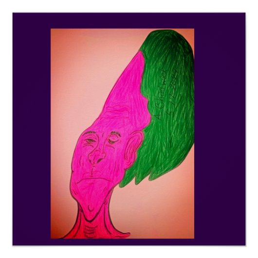 Root Vegetable Character Art Glossy Poster (Voorkant)