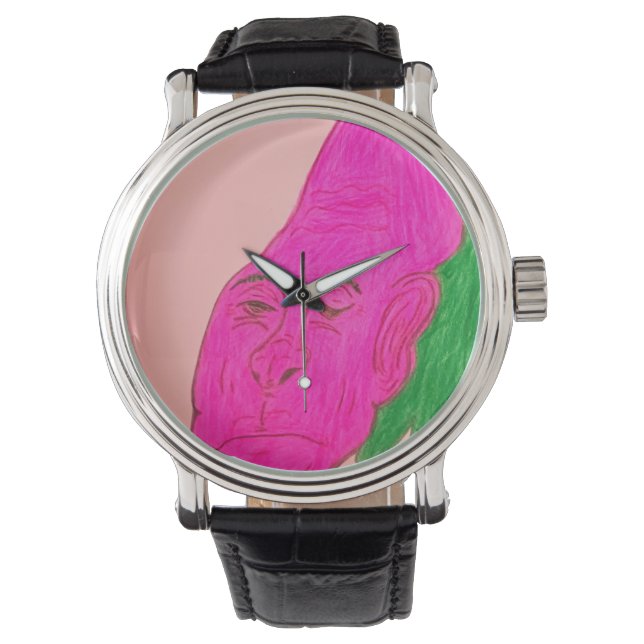 Root Vegetable Character Art Horloge (Voorkant)