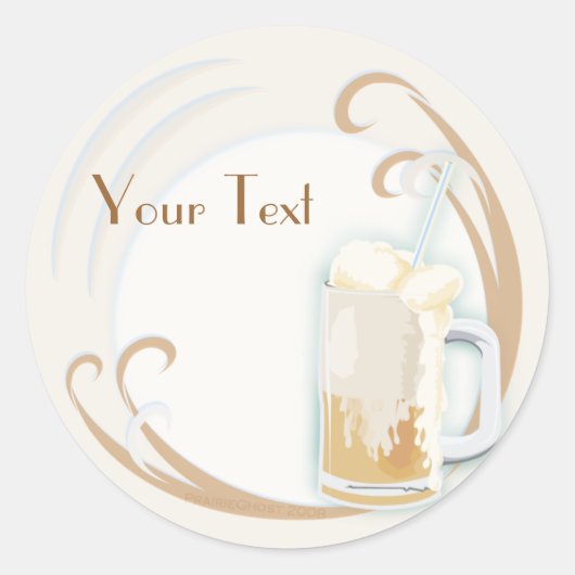 Rootbeer Float Stickers (Voorkant)
