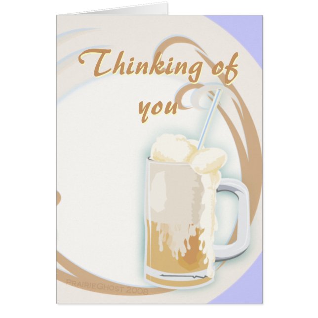 Rootbier Float Card (Voorkant)