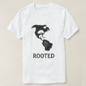 Rooted Americas Tree Graphic T-shirt (Design voorkant)