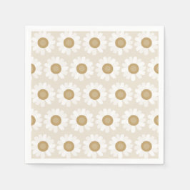 Rooted & Blooming – Beige Chamomile Servet