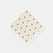 Rooted & Blooming – Beige Kamille Servet (Hoek)