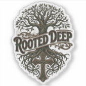 Rooted Deep Sticker (Voorkant)