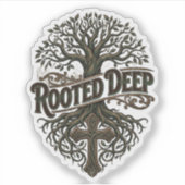 Rooted Deep Sticker (Voorkant)