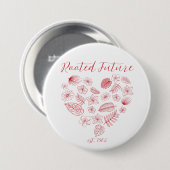 Rooted Future est 1965 Ronde Button 7,6 Cm (Voorkant /achterkant)