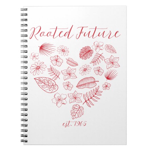 Rooted Future est. 1965 Spiraal Foto Notitieboek (Voorkant)