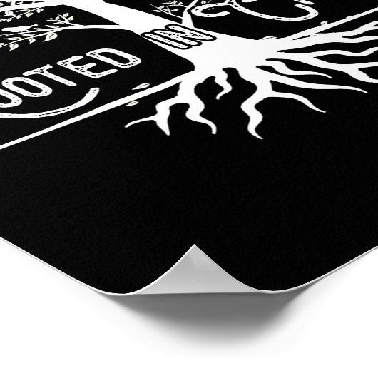 Rooted in Christ Christian Faith and Love in God Poster (Hoek)