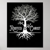 Rooted in Christ Christian Faith and Love in God Poster (Voorkant)
