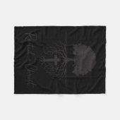 Rooted In Christ Christian Kids Mens God Son Broth Fleece Deken (Voorkant (Horizontaal))