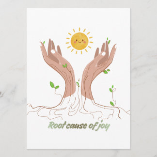 Rooted in Happiness | Uplifting Nature Card Feestdagenkaart