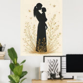 Rooted in Her Arms – A Quiet Bond of Belonging I Poster (Thuiskantoor)