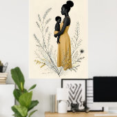 Rooted in Her Arms– The Grace of a Grounded Mother Poster (Thuiskantoor)