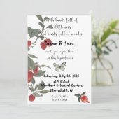 Rooted in Love Collection Wedding Invitation Kaart (Staand voorkant)